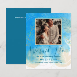 Ontvangst van BUDGET weddenschappen uitnodigen met