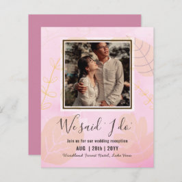 Ontvangst van BUDGET weddenschappen uitnodigen met