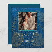 Ontvangst van BUDGET weddenschappen uitnodigen met (Voorkant / Achterkant)