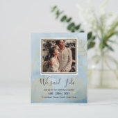 Ontvangst van BUDGET weddenschappen uitnodigen met (Staand voorkant)