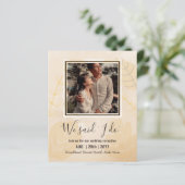 Ontvangst van BUDGET weddenschappen uitnodigen met (Staand voorkant)