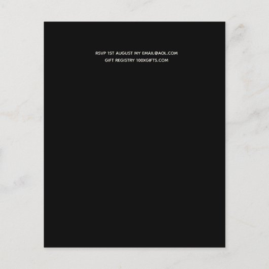 Ontvangst van budgettrends voor FOTO-bruiloft nodi (Achterkant)