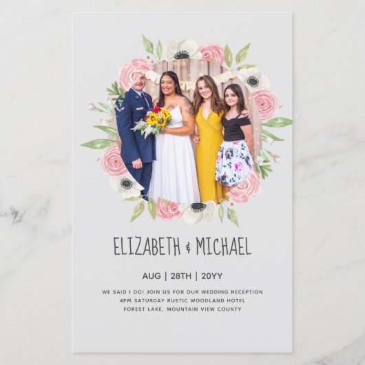 Ontvangst van budgettrends voor FOTO-bruiloft nodi (Voorkant)