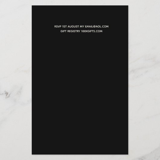 Ontvangst van budgettrends voor FOTO-bruiloft nodi (Achterkant)