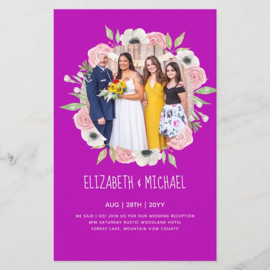 Ontvangst van budgettrends voor FOTO-bruiloft nodi (Voorkant)