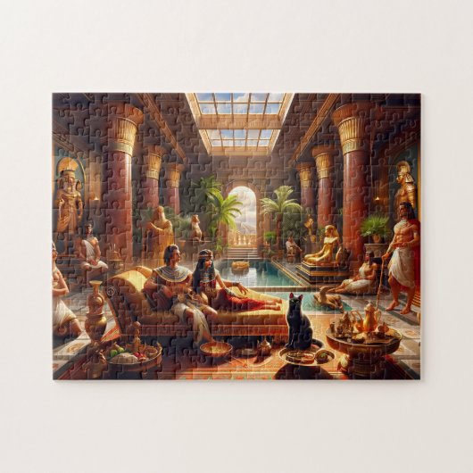 Ontvangst van Cleopatra's eeuwige majesteit Legpuzzel (Horizontaal)