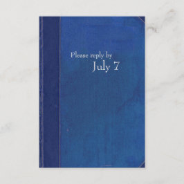 ontvangst van de "Blue Book Evening" Kaart