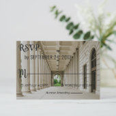 Ontvangst van de bruidshal in Elegant Wedding RSVP (Staand voorkant)