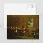 Ontvangst van de hertog van York in Sanssouci Briefkaart (Voorkant / Achterkant)