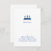 Ontvangst van de Russische kerk Kaart (Voorkant / Achterkant)