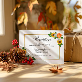 Ontvangst van Floral Gold Lijst Weddenschappen Informatiekaartje