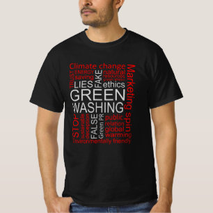 Ontvangst van Greenwash Fake Lies T-shirt