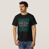 Ontvangst van Greenwash Fake Lies T-shirt (Voorkant volledig)