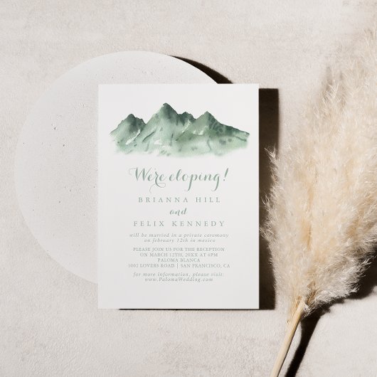 Ontvangst van groene bergen kaart