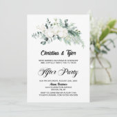 Ontvangst van katoenbloem Eucalyptus Weddenschap Kaart (Staand voorkant)