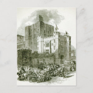 Ontvangst van Koningin Elizabeth bij Kenilworth Briefkaart