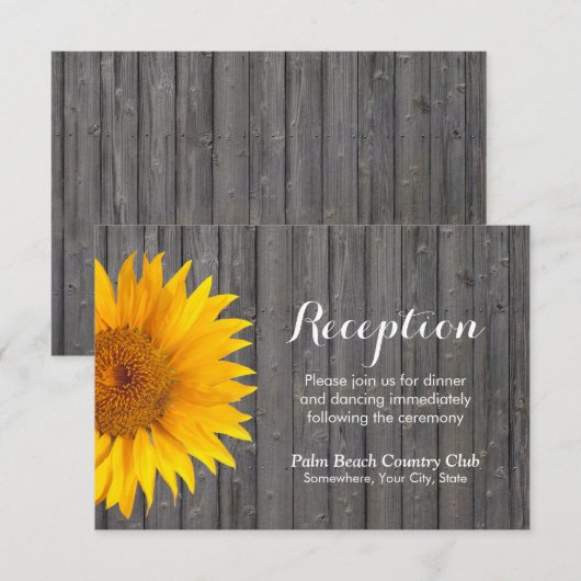 Ontvangst van landelijke zonnebloempitten rond hou informatiekaartje (Voorkant / Achterkant)