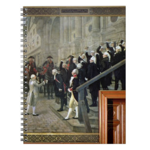 Ontvangst van Louis XVI in het Hotel de Ville b Notitieboek