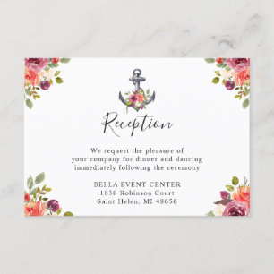 Ontvangst van marinevrieistof met een blauw anker informatiekaartje