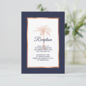 Ontvangst van marinevriendelijke Roos goudpalm ron Informatiekaartje (Staand voorkant)