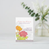 Ontvangst van Oranje bruinkooltransporten Informatiekaartje (Staand voorkant)