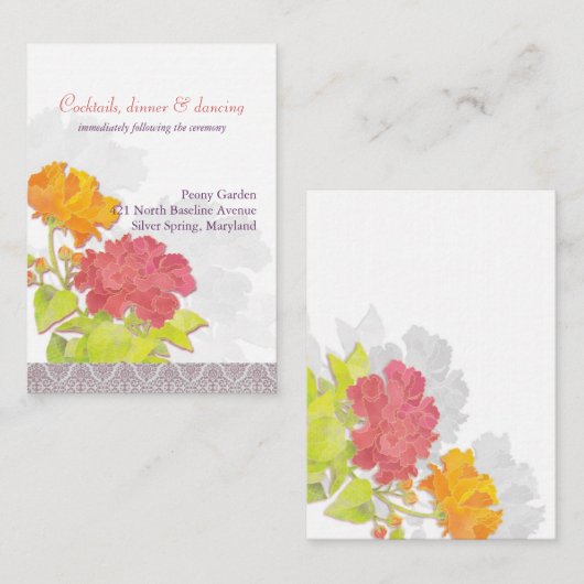 Ontvangst van Oranje bruinkooltransporten Informatiekaartje (Voorkant / Achterkant)