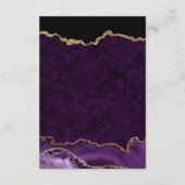 Ontvangst van Paarse en goudbruidjes Informatiekaartje (Achterkant)