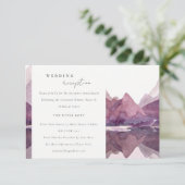 Ontvangst van Paarse Waterverf-berdenmeer Informatiekaartje (Staand voorkant)