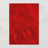 Ontvangst van rode en goudbruine bruiloften informatiekaartje (Achterkant)