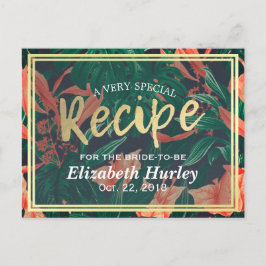 Ontvangst van tropisch Lijst Vrijgezellenfeest van Uitnodiging Briefkaart