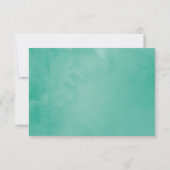 Ontvangst van Tropisch Mint Floral Summer Weduwen Kaart (Achterkant)