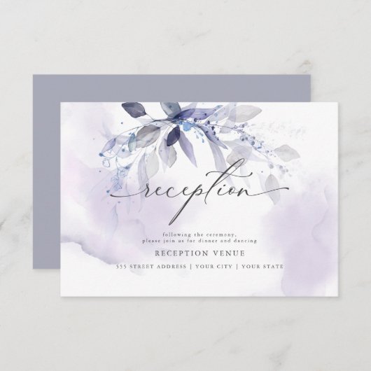 Ontvangst van Waterverf van bittere pil Kaart (Voorkant / Achterkant)