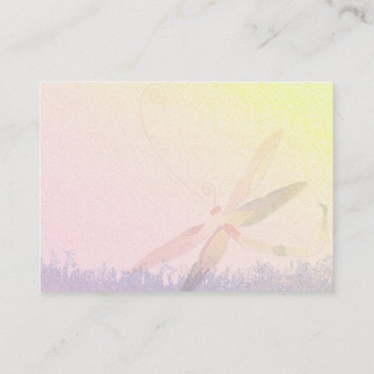 Ontvangst van weduwenweduwen met de ochtendweduwen informatiekaartje (Achterkant)