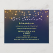 Ontvangst van weduwschap met patiëntenlampjes briefkaart (Voorkant)