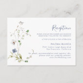 Ontvangst van wilde bosgrond informatiekaartje (Voorkant)