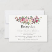 Ontvangst van winterbruiloft kaart (Voorkant)