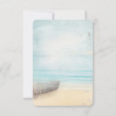 Ontvangst vuurtoren strandboot kaart (Achterkant)