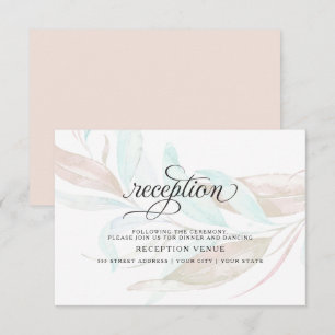 ONTVANGST   Waterverf van pastkoraal Aqua Kaart