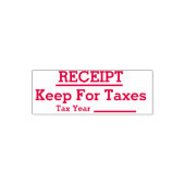 Ontvangst Zelfinktstempel voor fiscale doeleinden Zelfinktende Stempel (Design)