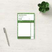 Ontvangstbewijs groen gazonbedrijf post-it® notes (Kantoor)
