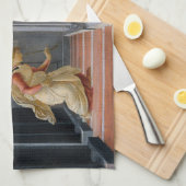 Ontvangstboodschap door Sandro Botticelli Theedoek (Quarter Fold)