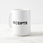 ontvangsten koffiemok (Voorkant links)