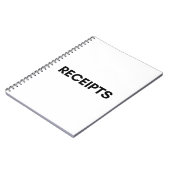 ontvangsten notitieboek (Linkerzijde)