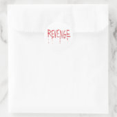 Ontvangsten Ronde Sticker (Tas)