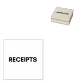 ontvangsten rubberstempel (Gestempeld)