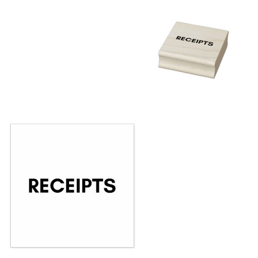 ontvangsten rubberstempel (Gestempeld)