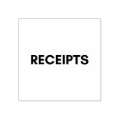 ontvangsten rubberstempel (Afrduk)