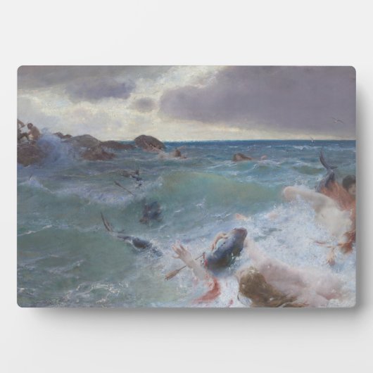 Ontvangsten van de Centauriërs, c.1890 (olie op ca Fotoplaat (voorkant)