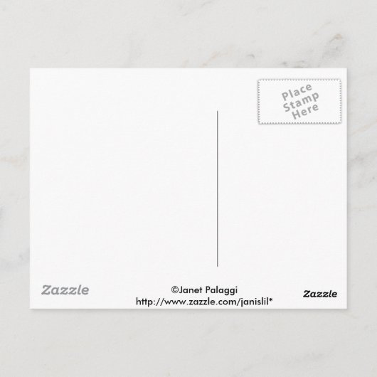 Ontvangsten van de Praying Mantis Briefkaart (Achterkant)