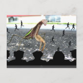 Ontvangsten van de Praying Mantis Briefkaart (Voorkant)